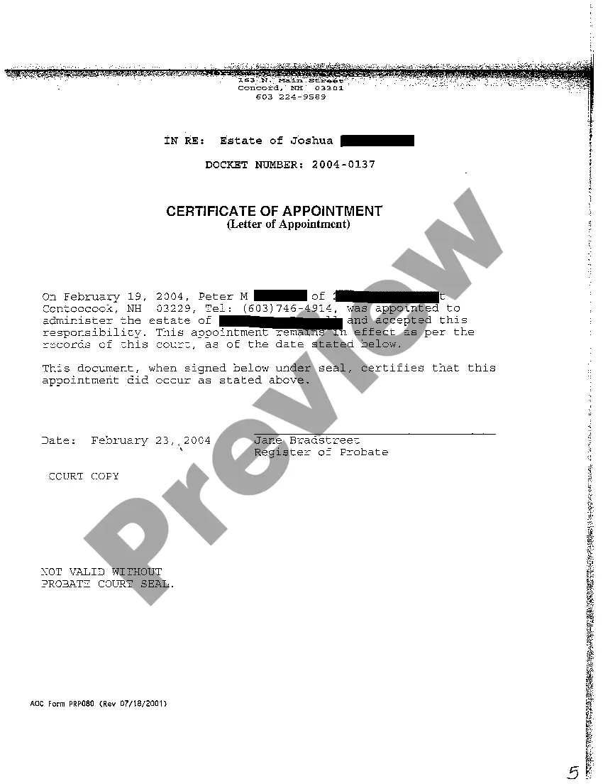 Preview A03 Petition Motion to Authorize Operation of Decedent's Business