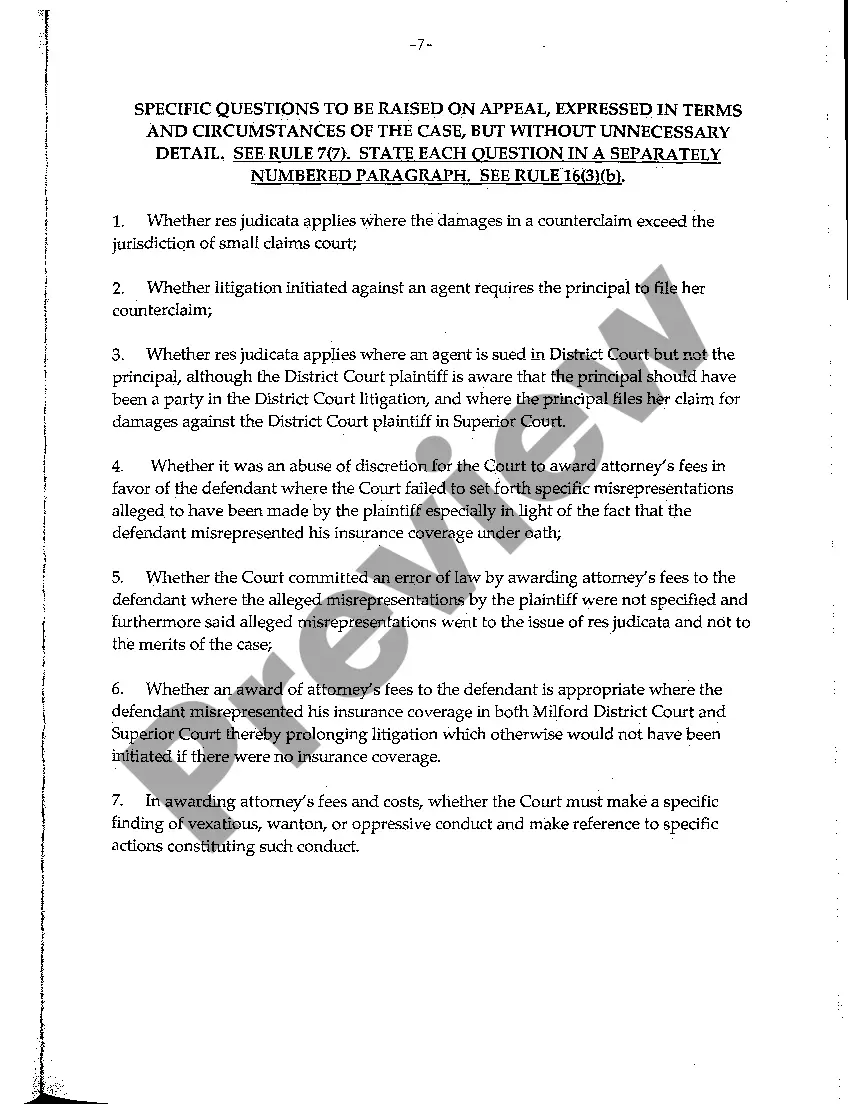 Preview A01 Notice of Appeal for Faulty Flooring Installation