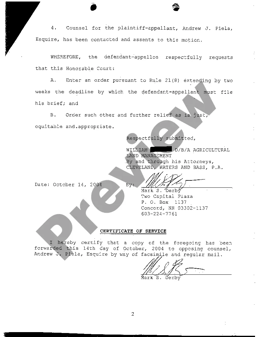 Preview A02 Assented - To Motion to Extend Deadline to File Brief