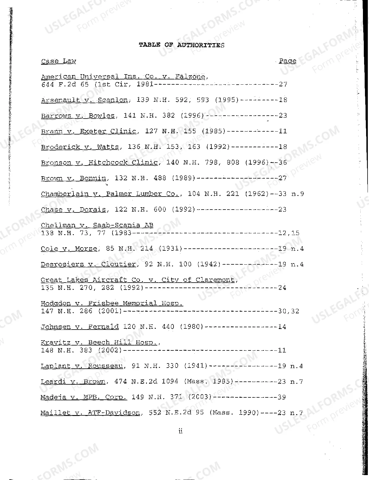 Preview A02 Plaintiffs Appellees' Brief regarding Personal Injury to Appellee Due to Injury Sustained When Deck Collapsed