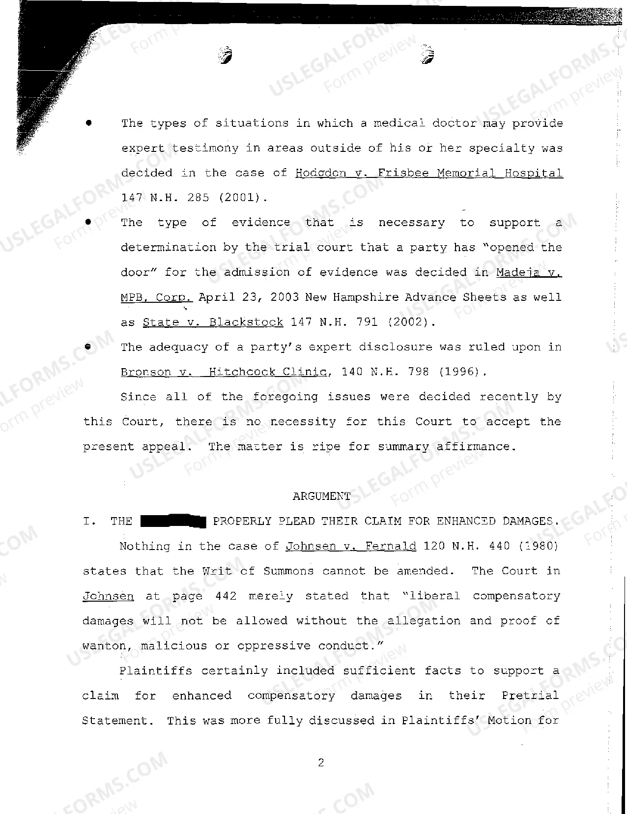 Preview A06 Plaintiff Appellees' Response to Defendant Appellant's Objection to Motion for Summary Affirmance