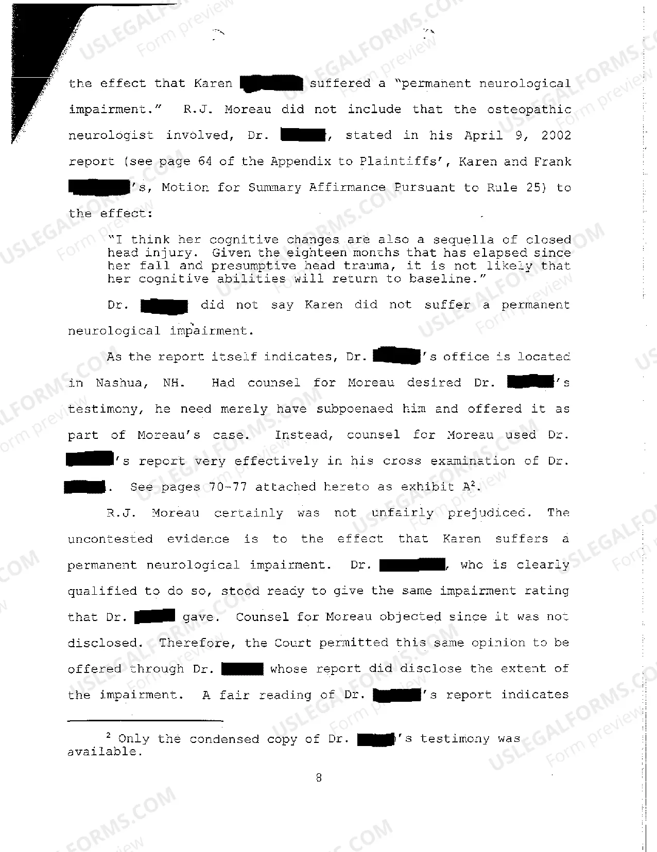 Preview A06 Plaintiff Appellees' Response to Defendant Appellant's Objection to Motion for Summary Affirmance