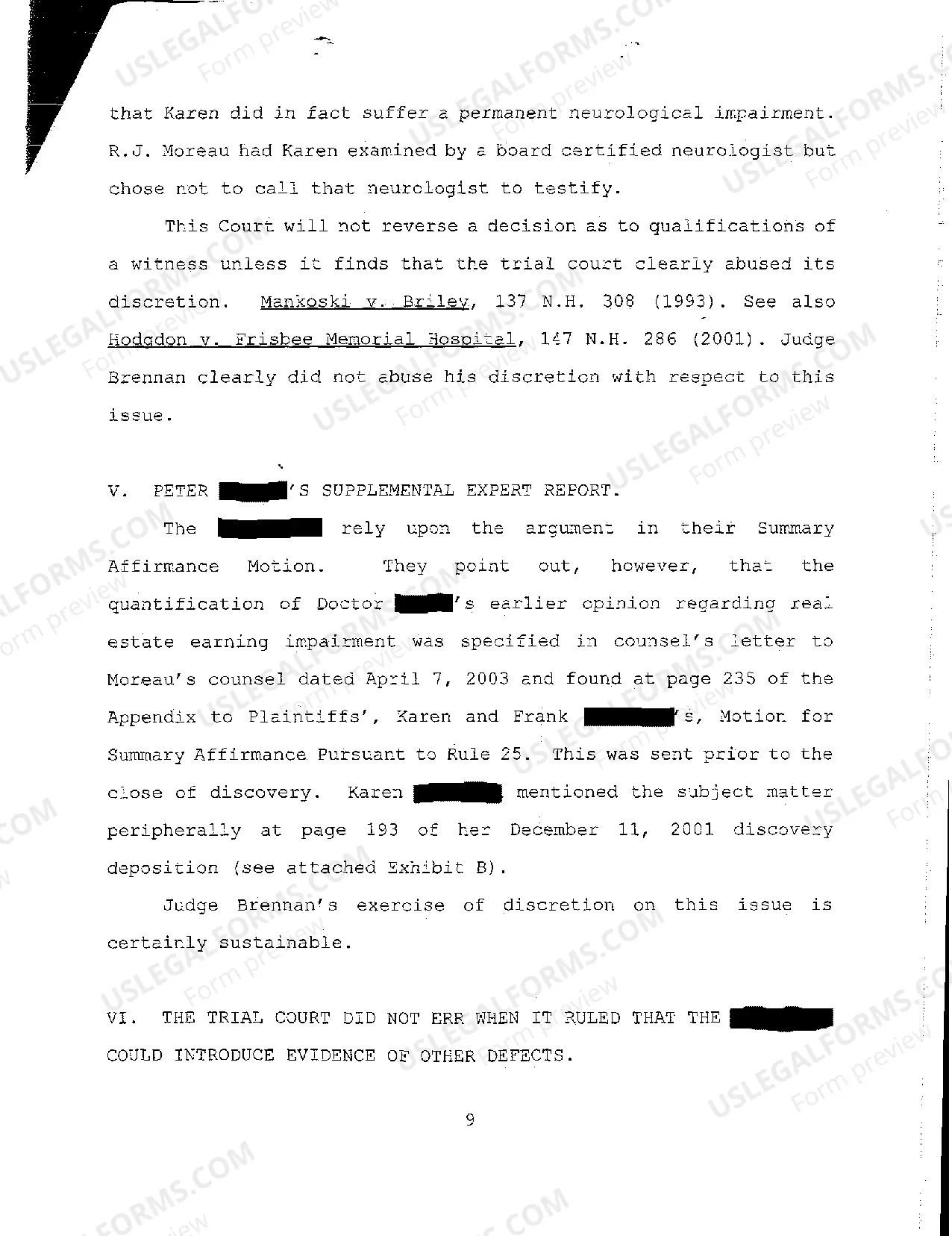 Preview A06 Plaintiff Appellees' Response to Defendant Appellant's Objection to Motion for Summary Affirmance