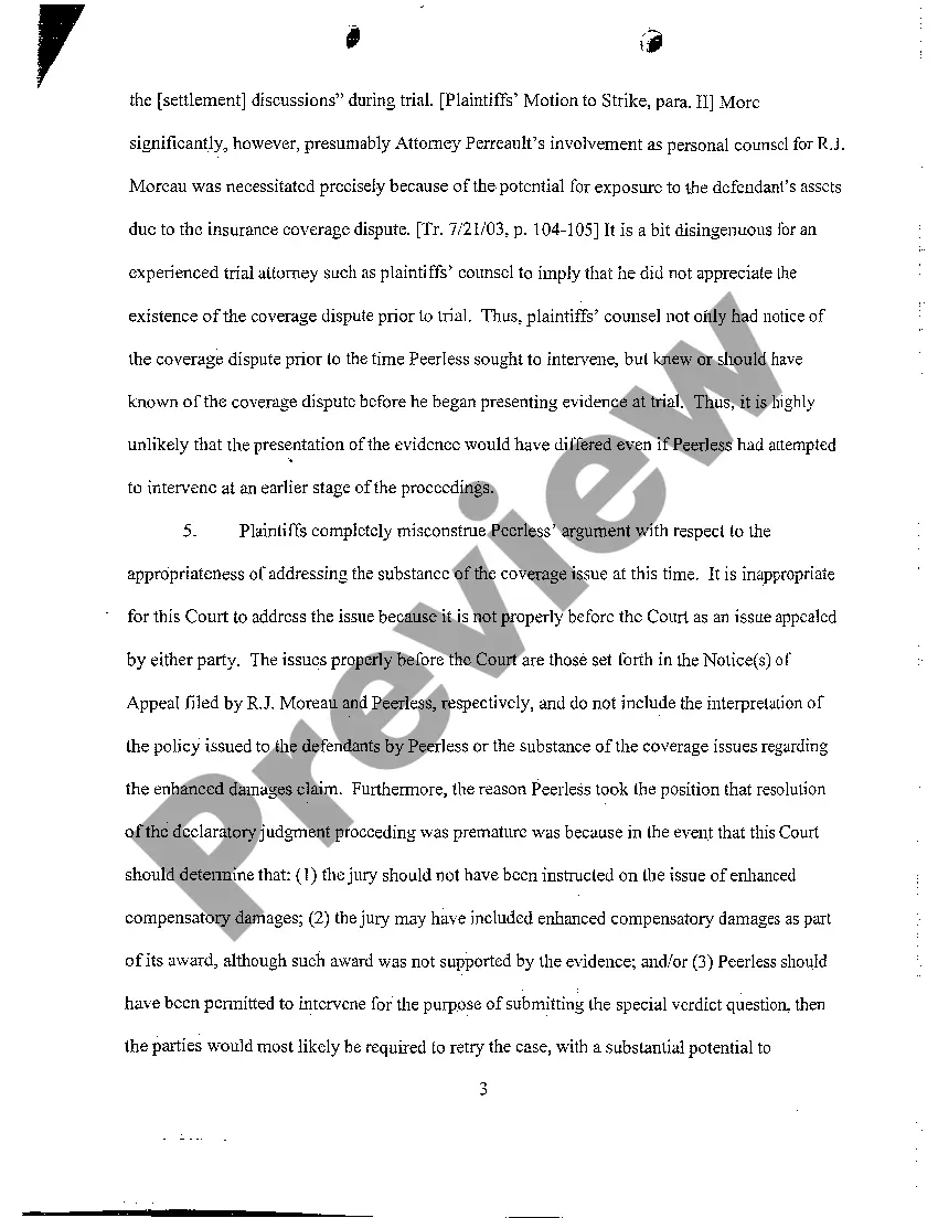 Preview A12 Intervener Appellant's Objection to Plaintiffs Appellees' Motion to Strike Portions of the Intervener's Reply Brief