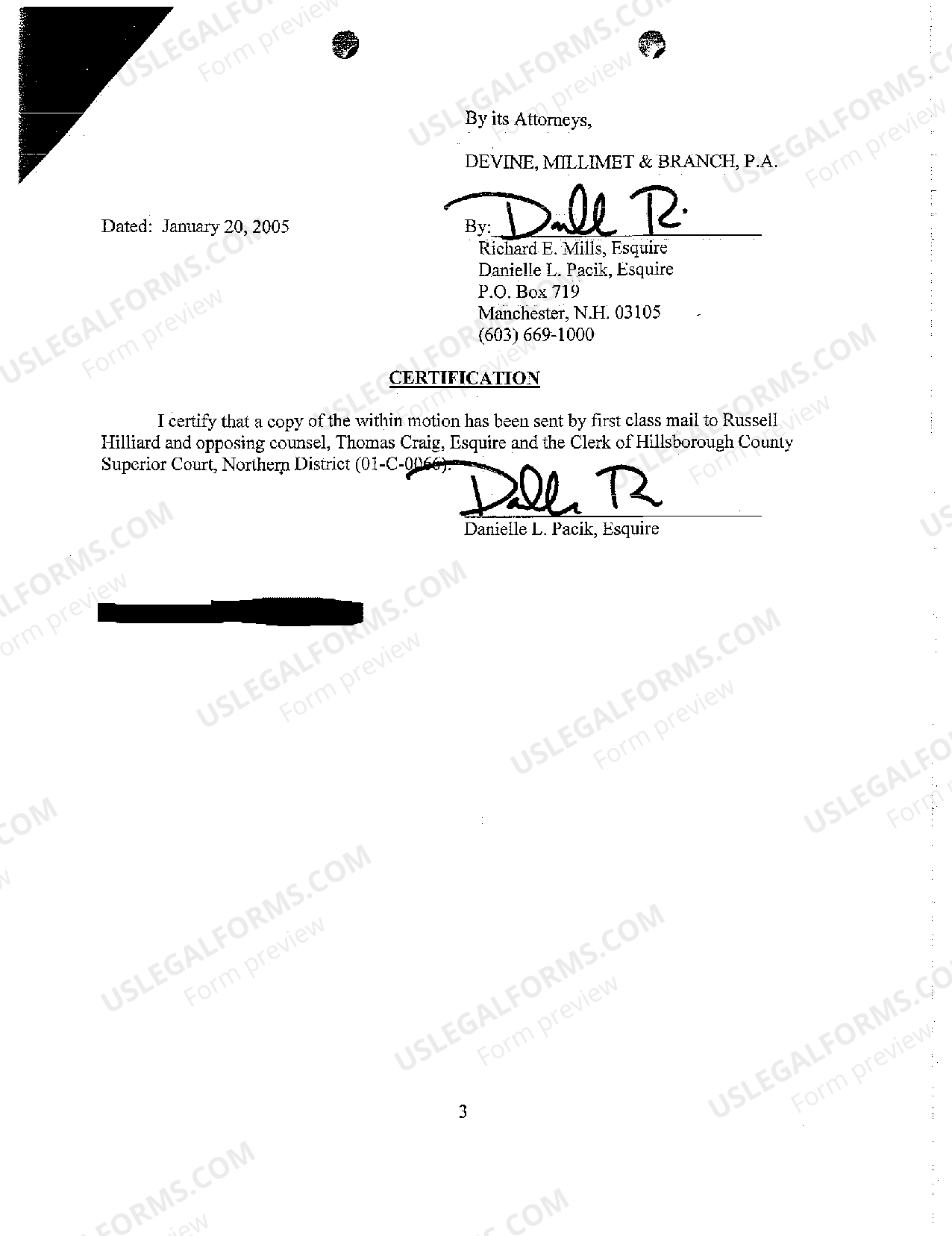 New Hampshire Objection to Plaintiffs Appellees Motion for