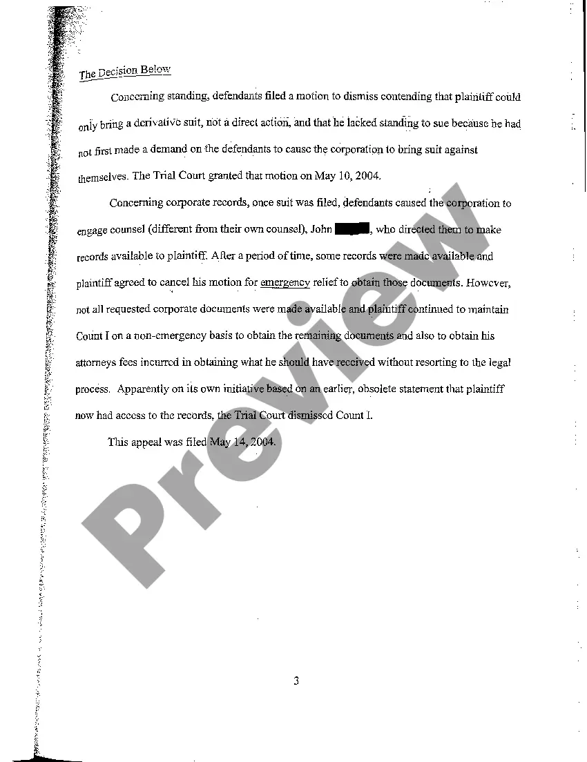 Get A01 Appellant's Brief regarding Shareholders Wrongfully Excluding Majority Shareholder from Participation in Management Preview A01 Appellant's Brief regarding Shareholders Wrongfully Excluding Majority Shareholder from Participation in Management