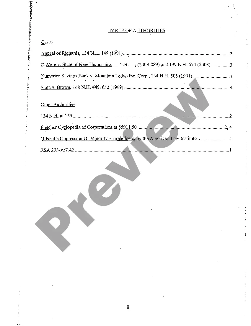 Get A03 Appellant's Reply Brief regarding Shareholders Wrongfully Excluding Majority Shareholder from Participation in Management Preview A03 Appellant's Reply Brief regarding Shareholders Wrongfully Excluding Majority Shareholder from Participation in Management