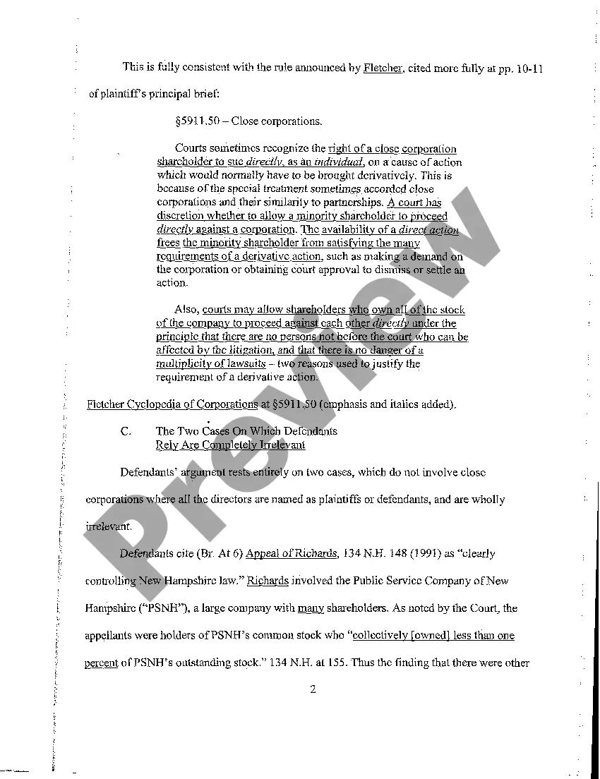 Get A03 Appellant's Reply Brief regarding Shareholders Wrongfully Excluding Majority Shareholder from Participation in Management Preview A03 Appellant's Reply Brief regarding Shareholders Wrongfully Excluding Majority Shareholder from Participation in Management