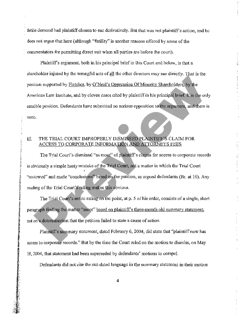 Get A03 Appellant's Reply Brief regarding Shareholders Wrongfully Excluding Majority Shareholder from Participation in Management Preview A03 Appellant's Reply Brief regarding Shareholders Wrongfully Excluding Majority Shareholder from Participation in Management