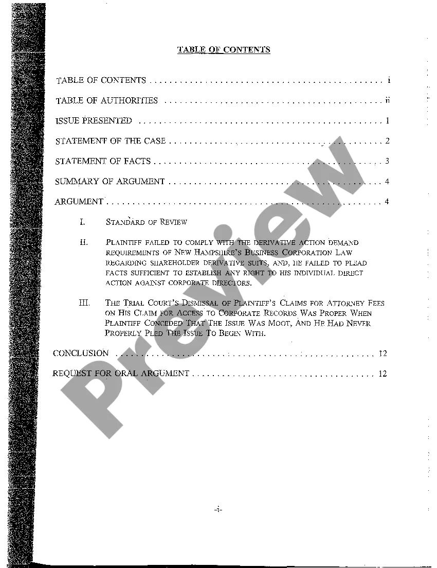 Get A02 Appellees' Brief regarding Shareholders Wrongfully Excluding Majority Shareholder from Participation in Management Preview A02 Appellees' Brief regarding Shareholders Wrongfully Excluding Majority Shareholder from Participation in Management