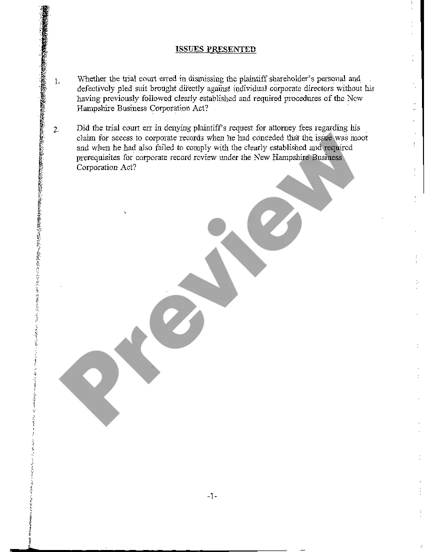 Get A02 Appellees' Brief regarding Shareholders Wrongfully Excluding Majority Shareholder from Participation in Management Preview A02 Appellees' Brief regarding Shareholders Wrongfully Excluding Majority Shareholder from Participation in Management