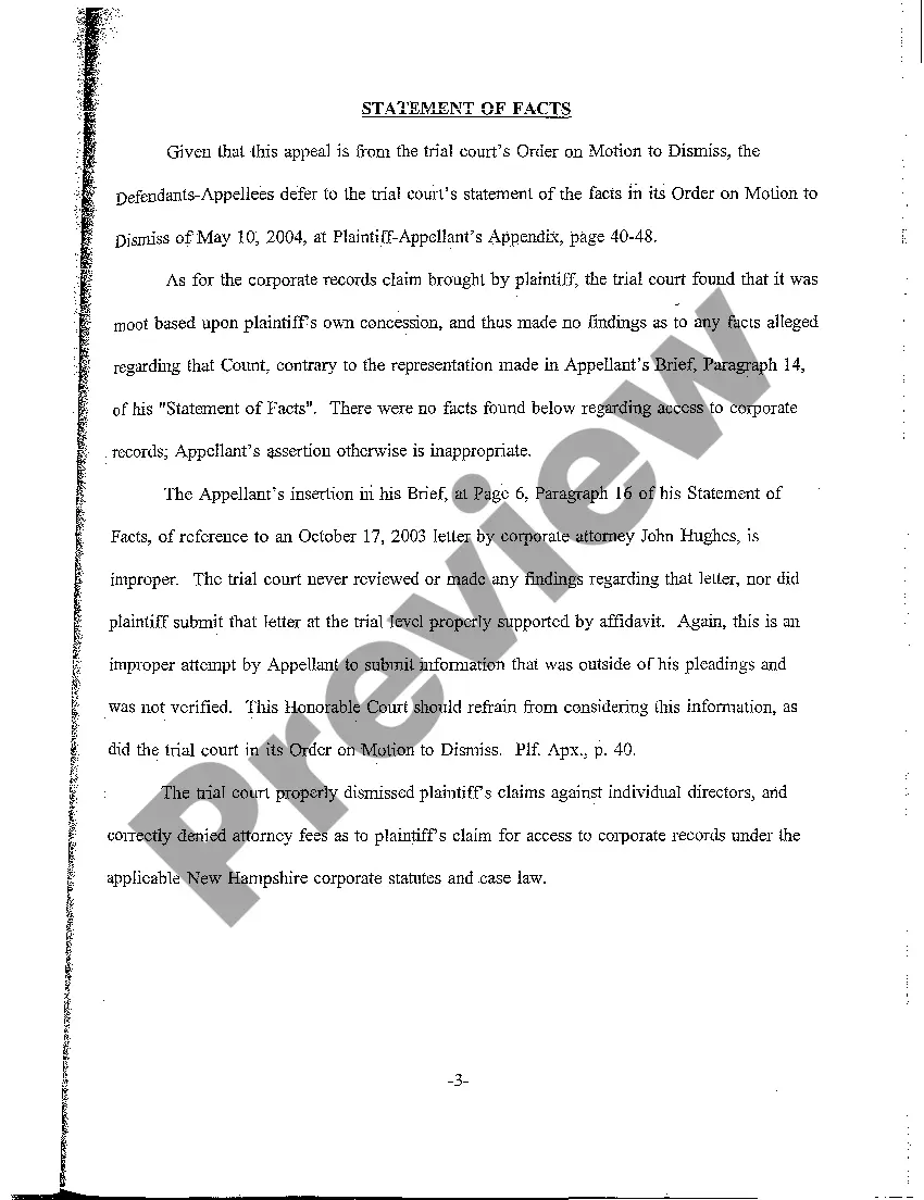 Get A02 Appellees' Brief regarding Shareholders Wrongfully Excluding Majority Shareholder from Participation in Management Preview A02 Appellees' Brief regarding Shareholders Wrongfully Excluding Majority Shareholder from Participation in Management
