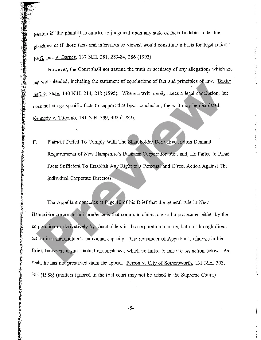Get A02 Appellees' Brief regarding Shareholders Wrongfully Excluding Majority Shareholder from Participation in Management Preview A02 Appellees' Brief regarding Shareholders Wrongfully Excluding Majority Shareholder from Participation in Management