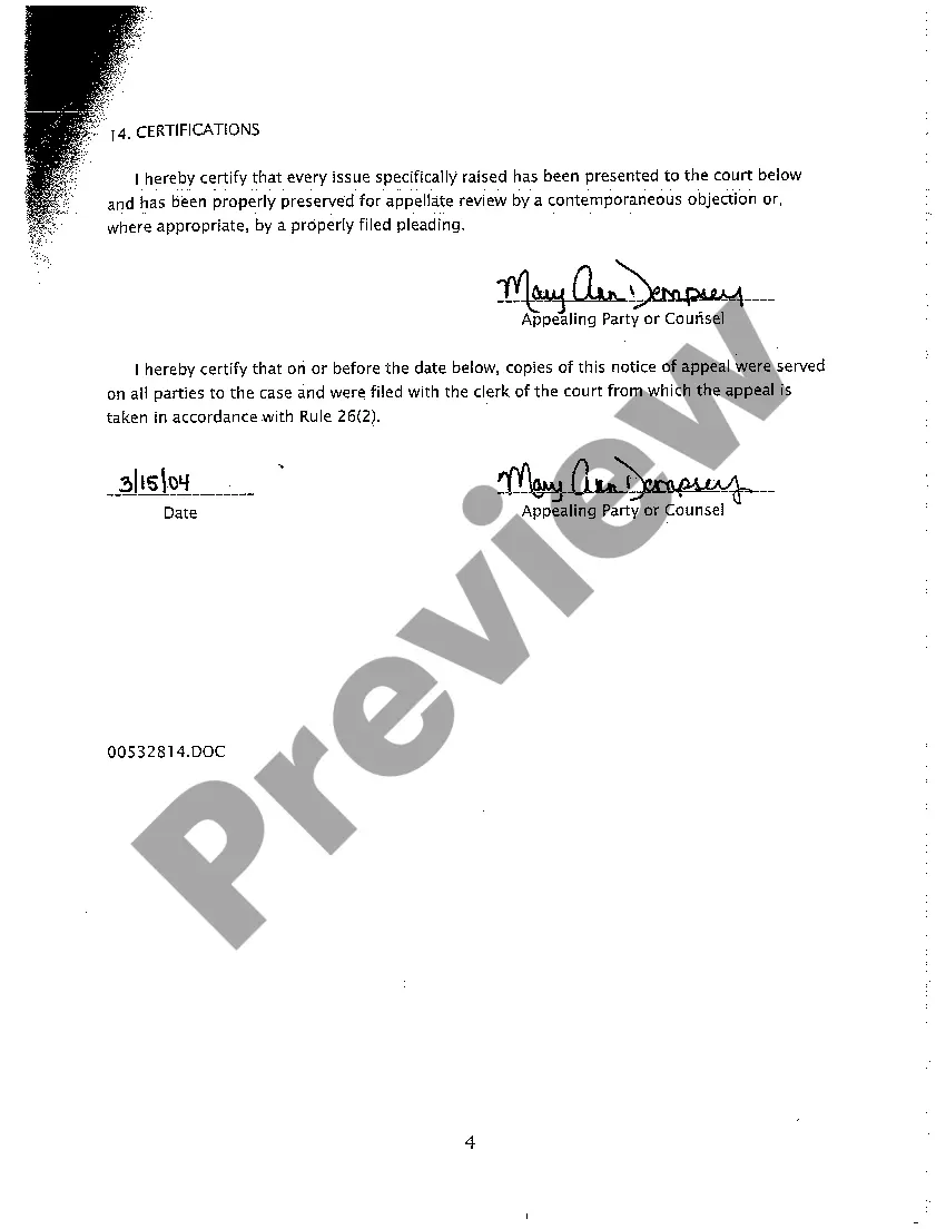 Get A01 Rule 7 Notice of Mandatory Appeal Preview A01 Rule 7 Notice of Mandatory Appeal