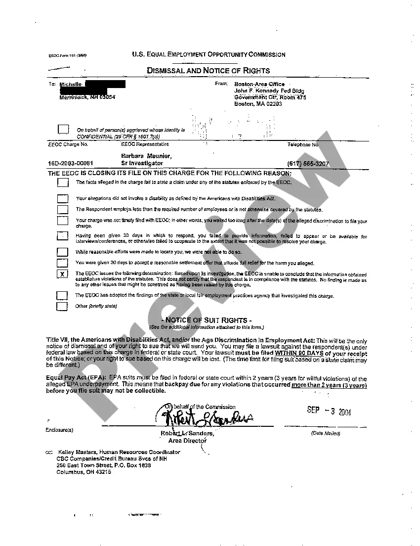 Preview A01 Declaration for Writ of Summons for Wrongful Termination and Employment Discrimination