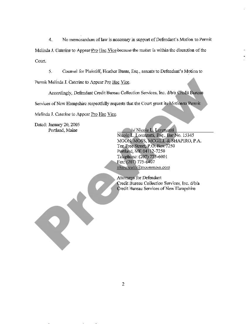 Get A04 Assented-to Motion to Permit Defendant's Attorney to Appear Pro Hac Vice Preview A04 Assented-to Motion to Permit Defendant's Attorney to Appear Pro Hac Vice