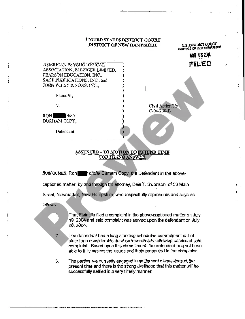 Get A03 Special Appearance on Behalf of Defendant Requesting Extension of Time Preview A03 Special Appearance on Behalf of Defendant Requesting Extension of Time