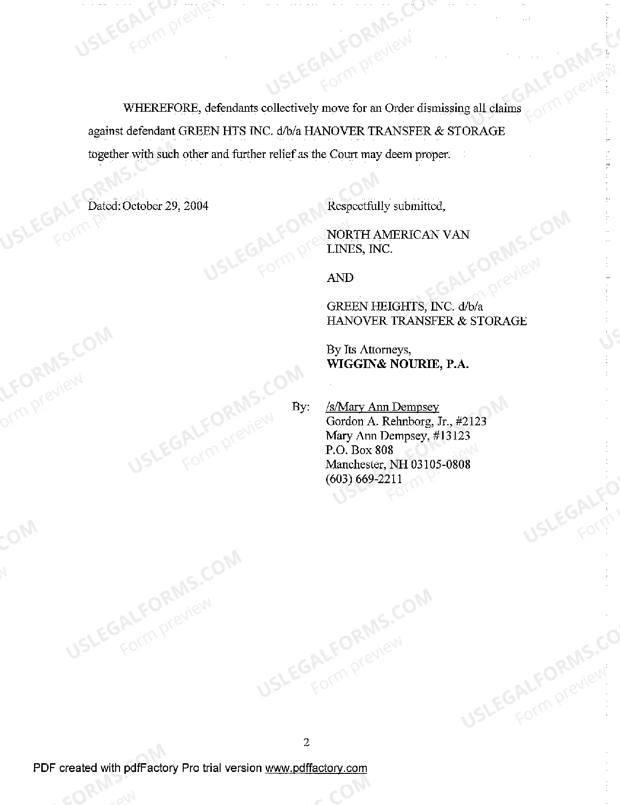 Preview A07 Defendant's Motion to Dismiss Claims
