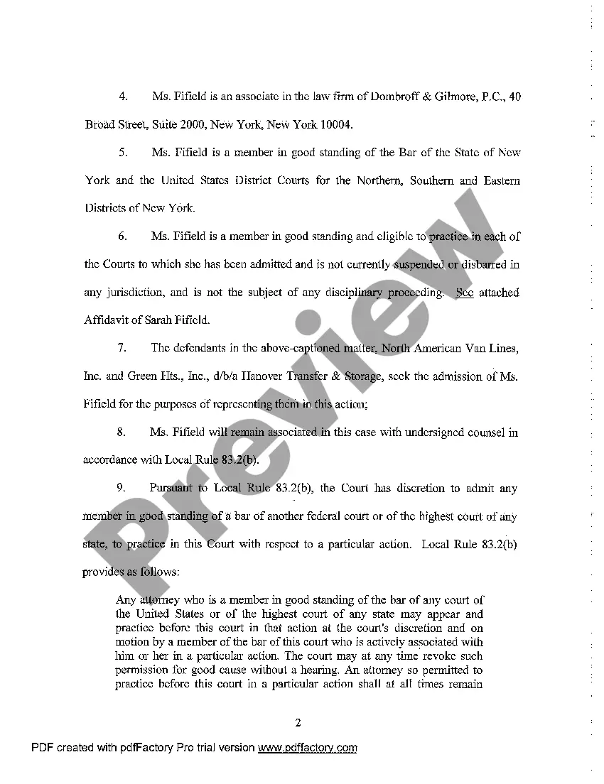 Get A10 Defendant's Assented-to Motion to Permit Attorney to Appear Pro Hac Vice Preview A10 Defendant's Assented-to Motion to Permit Attorney to Appear Pro Hac Vice