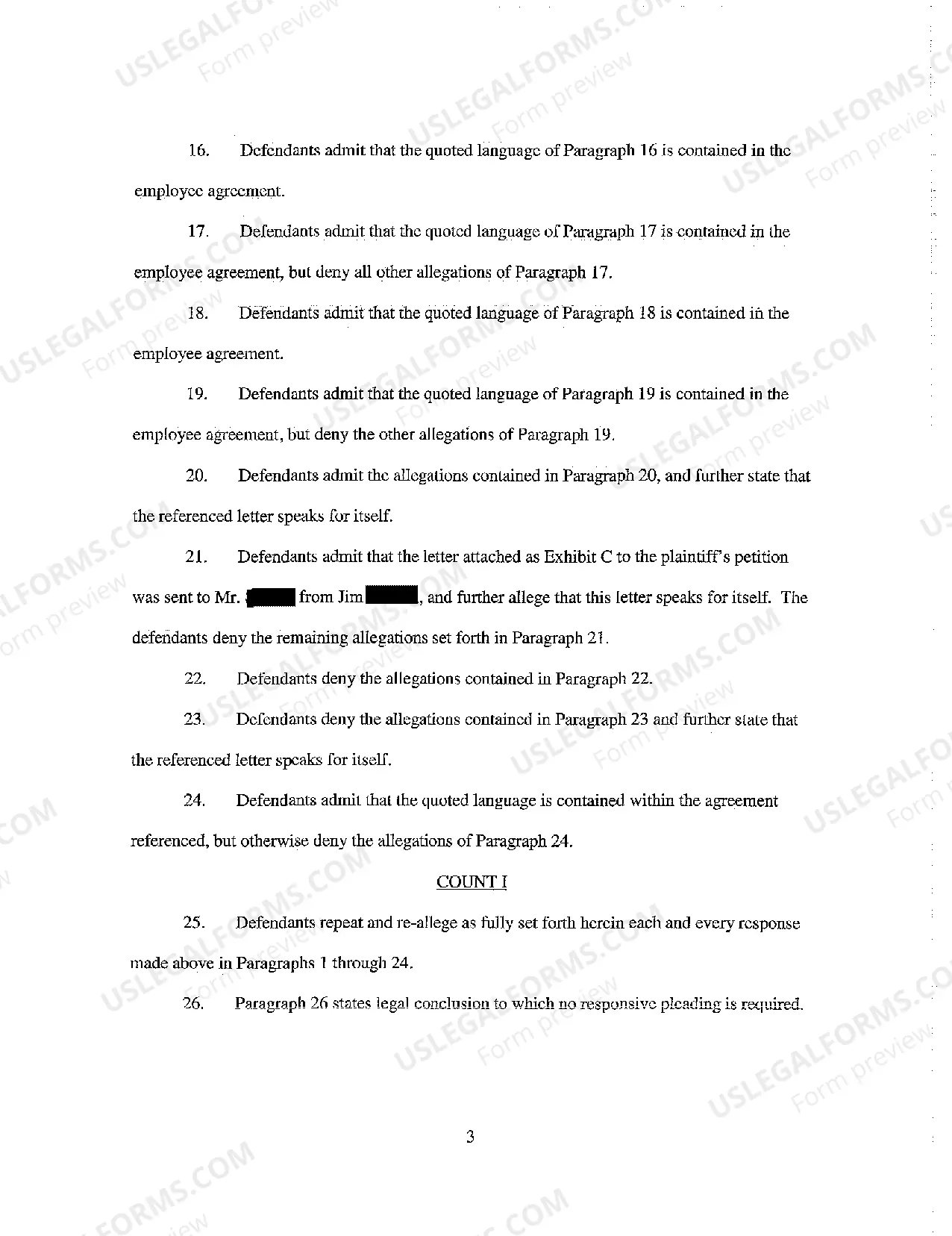 Preview A04 Defendants' Answer to Plaintiff's Verified Petition for Preliminary and Permanent Injunction