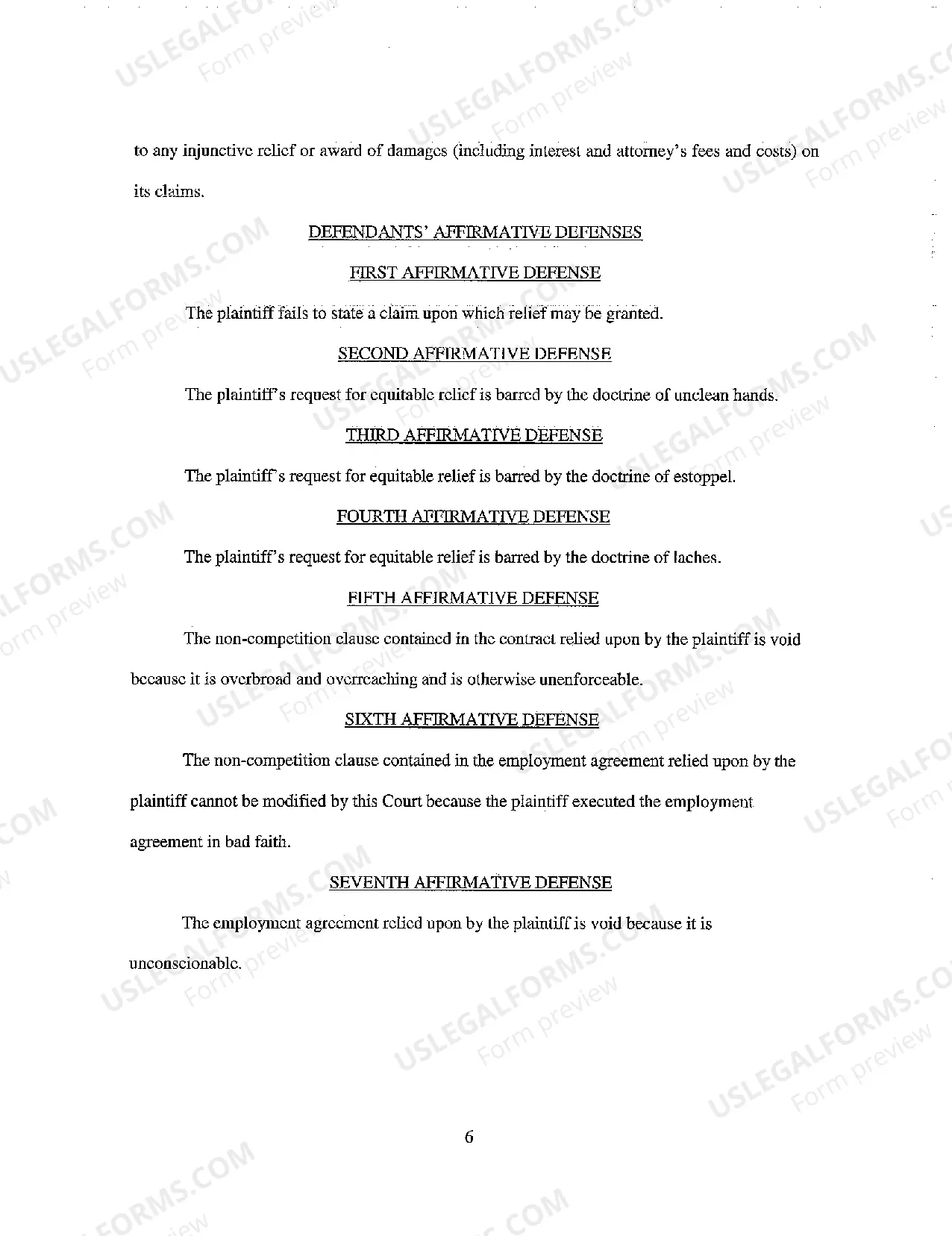 Preview A04 Defendants' Answer to Plaintiff's Verified Petition for Preliminary and Permanent Injunction