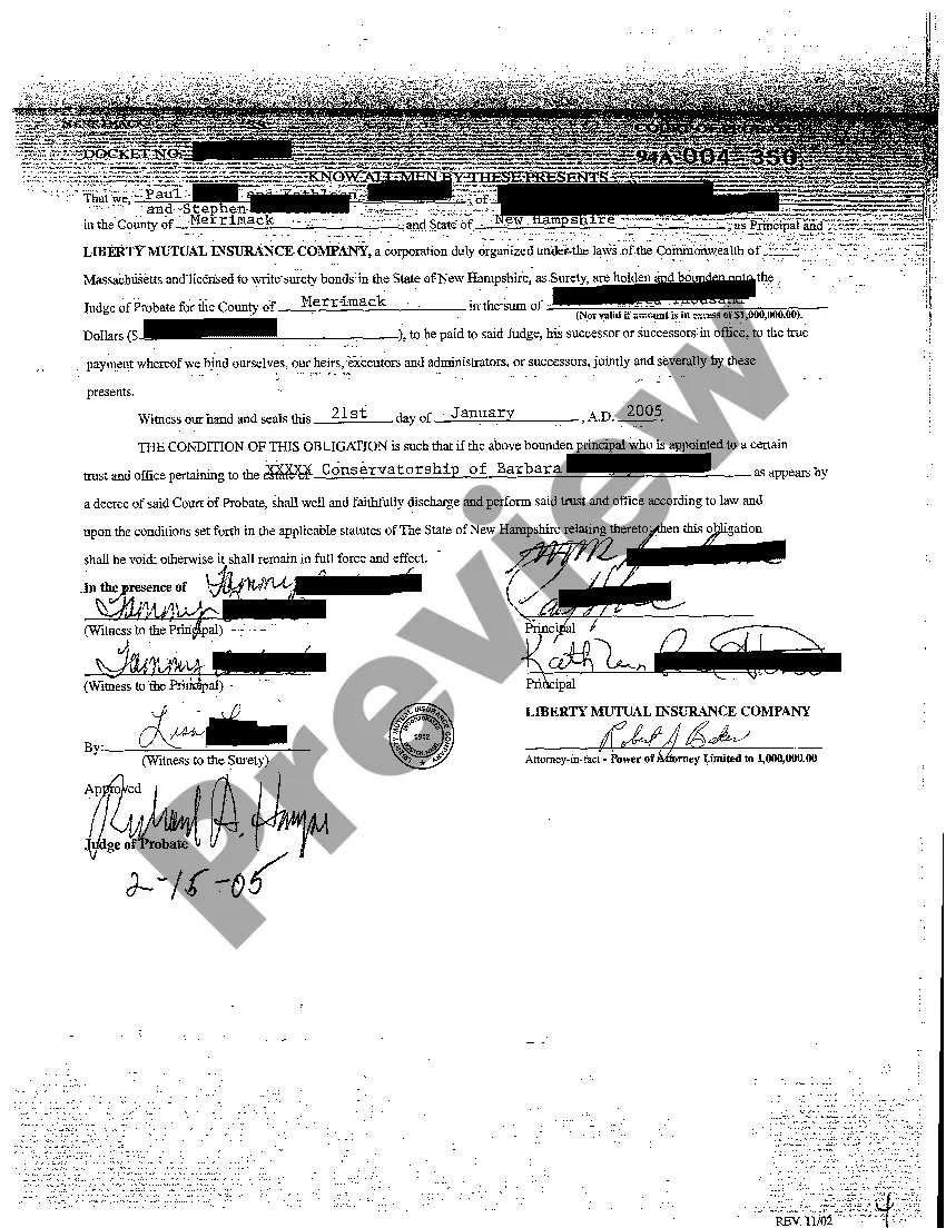 Preview A03 Certificate of Appointment of Conservator