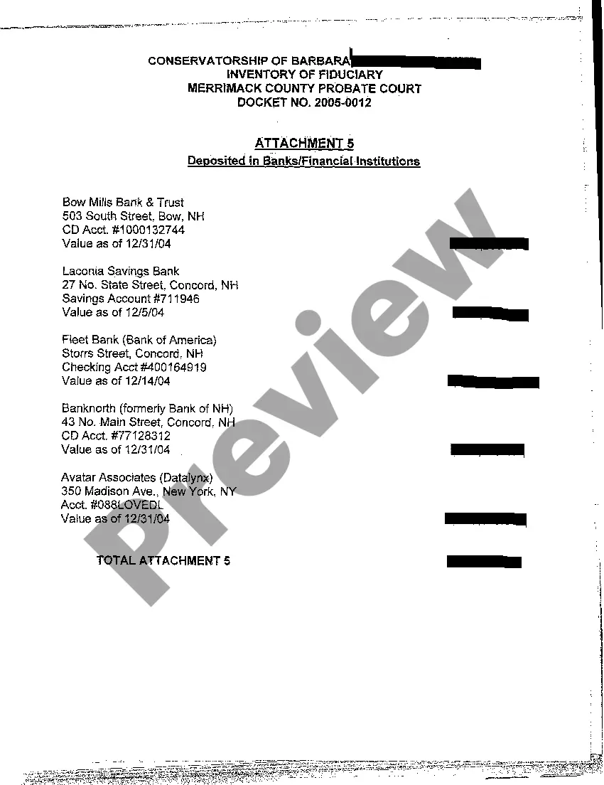 Preview A06 Inventory of Fiduciary