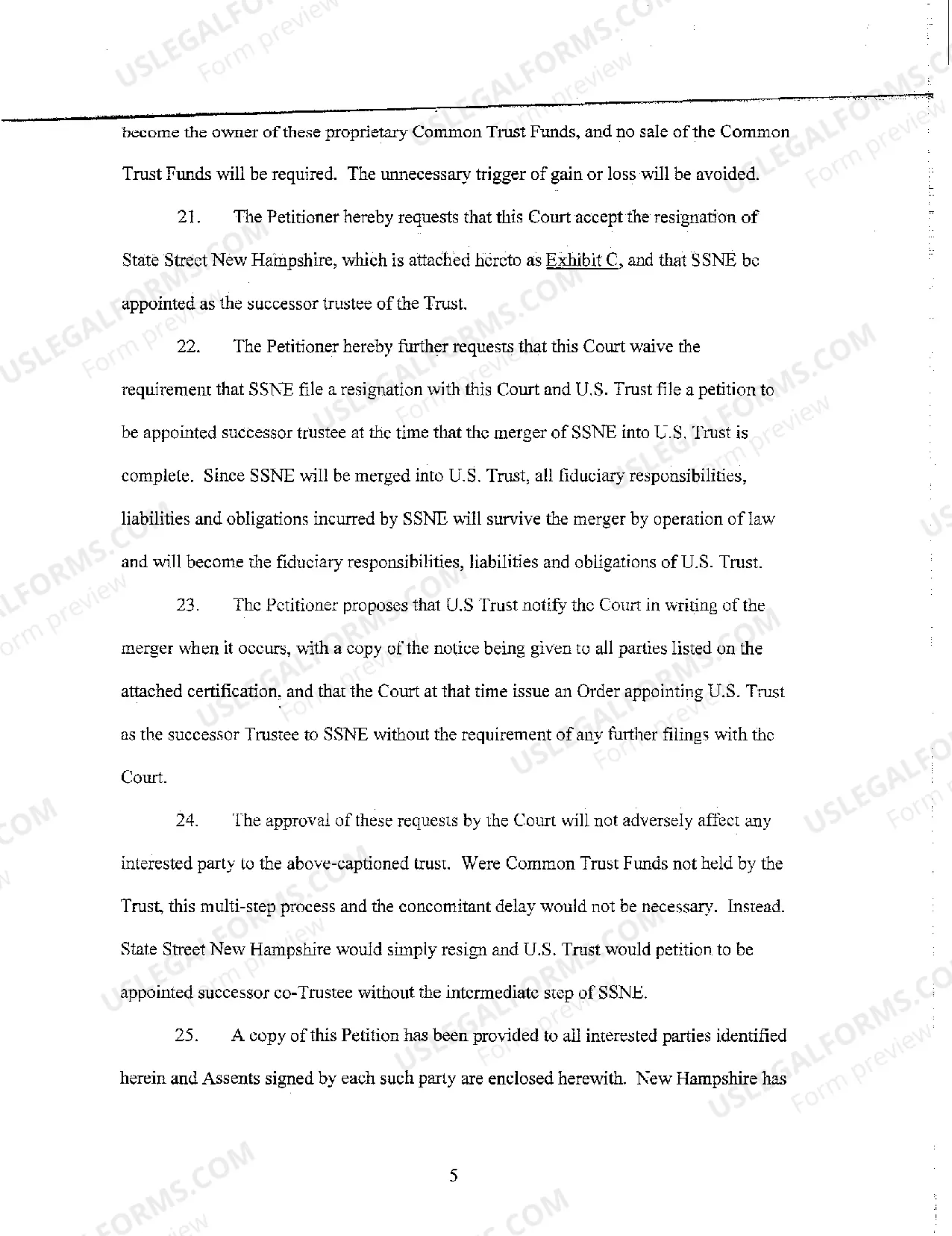 Preview A01 Petition to Appoint Successor Trustee