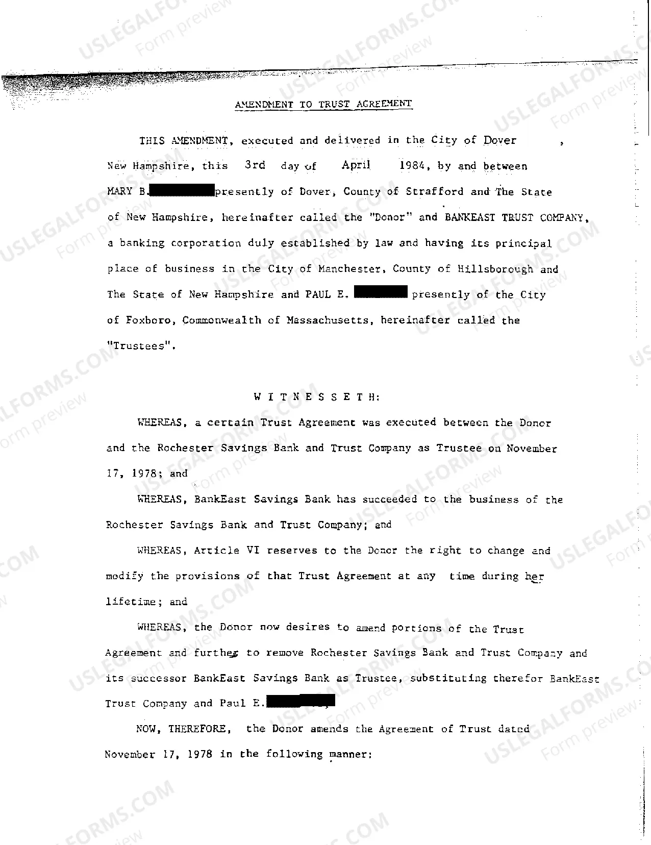 Preview A01 Petition to Appoint Successor Trustee