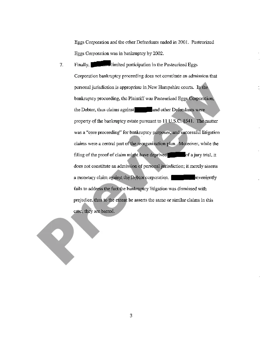 Get A07 Motion to Dismiss for Lack of Personal Jurisdiction Preview A07 Motion to Dismiss for Lack of Personal Jurisdiction