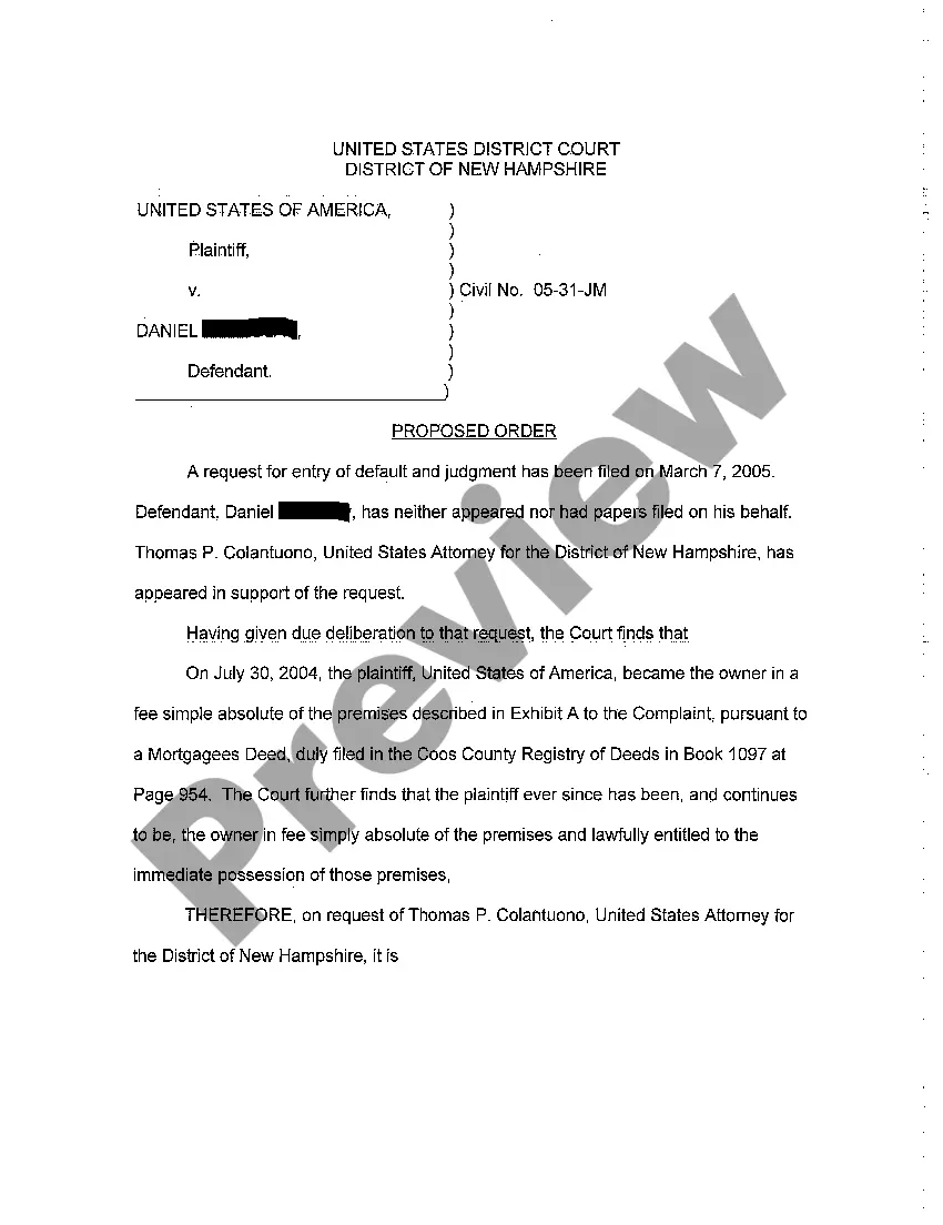 Get A04 Order Ejecting Defendant and Quieting Title to Plaintiff Preview A04 Order Ejecting Defendant and Quieting Title to Plaintiff