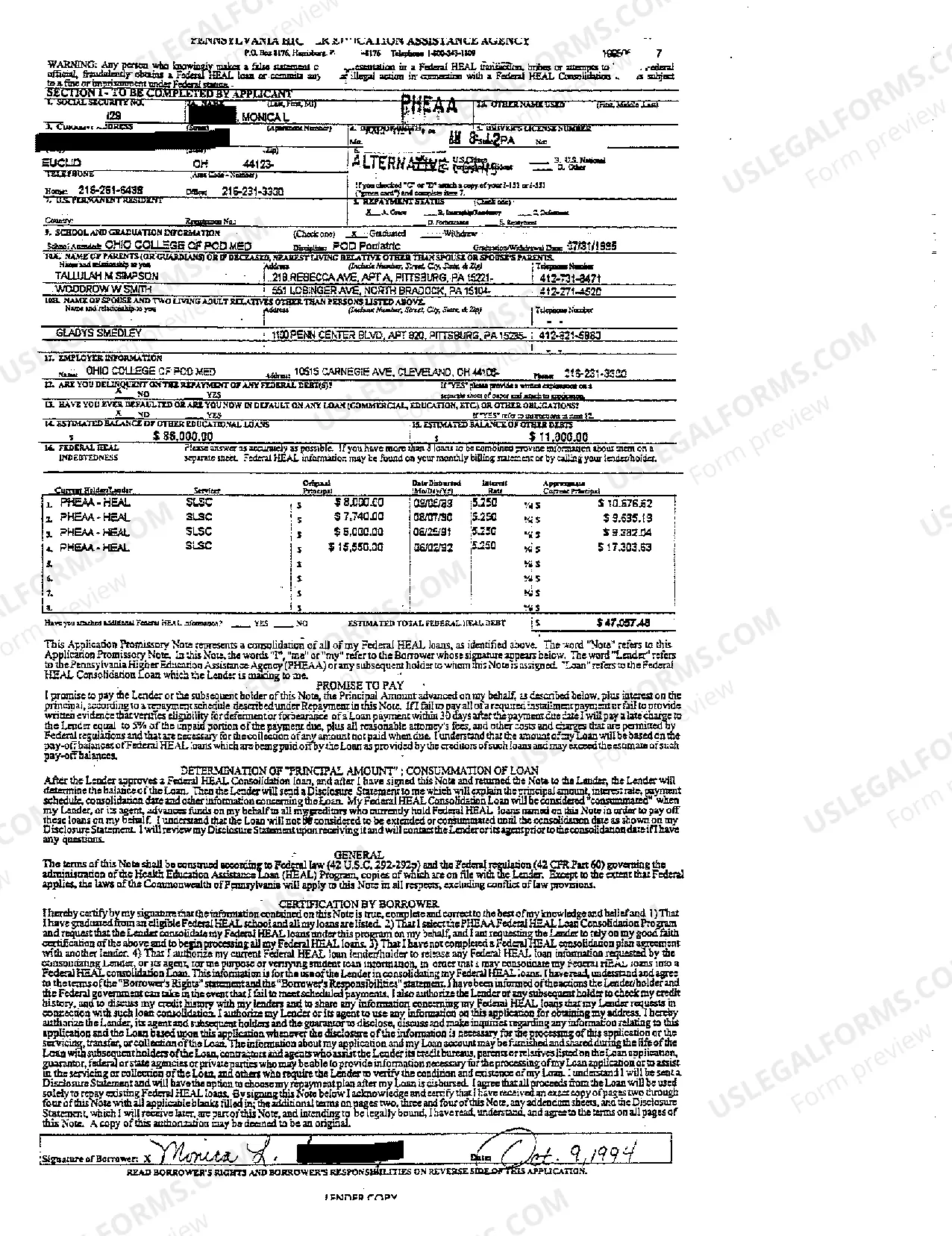 Preview Complaint for Student Loan Repayment by United States After Defendant Declared Chapter 13 Bankruptcy