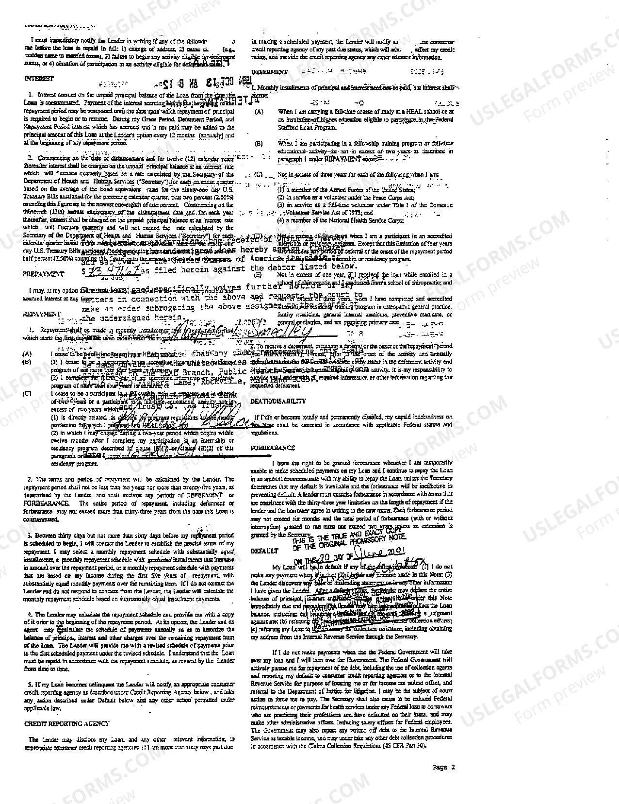 Preview Complaint for Student Loan Repayment by United States After Defendant Declared Chapter 13 Bankruptcy