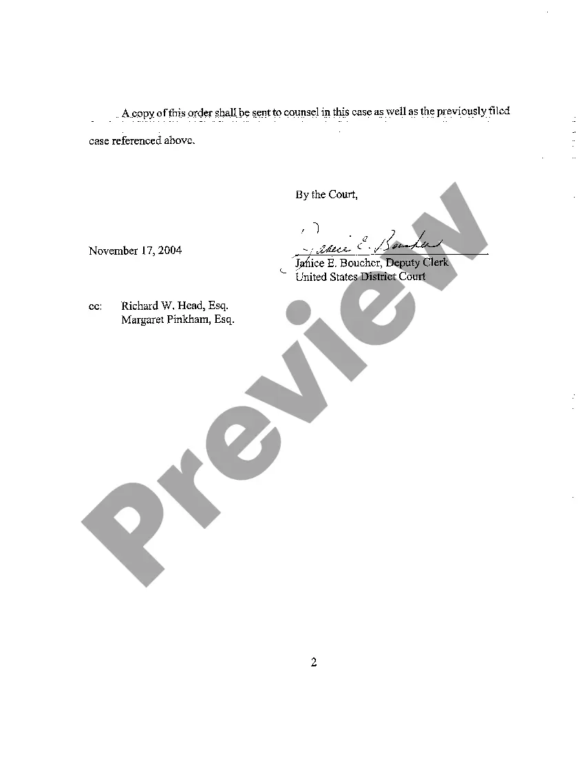 Preview A03 Order Granting Consolidation