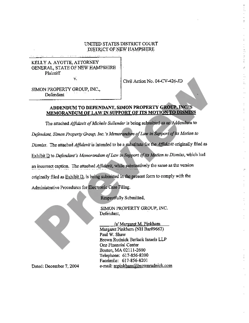 Get A04 Defendant Rule 12(b)(6) Motion to Dismiss Preview A04 Defendant Rule 12(b)(6) Motion to Dismiss