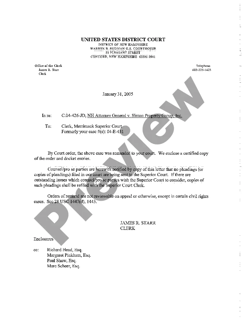 Get A12 Defendant's Assent to the Motion to Remand Preview A12 Defendant's Assent to the Motion to Remand