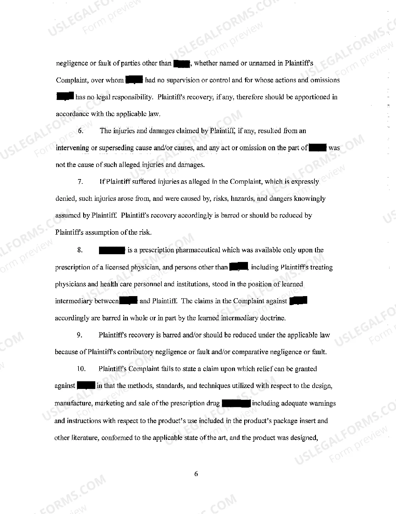 Preview A02 Answer of Defendant