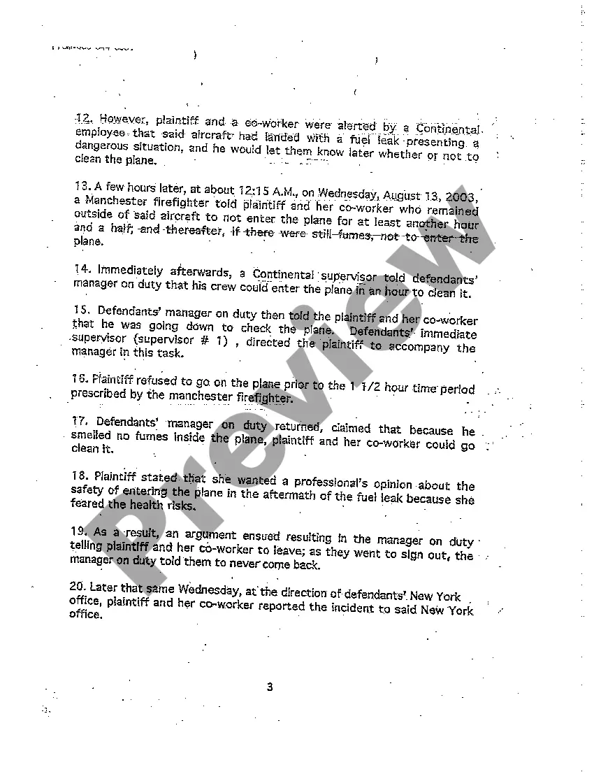 Preview A01 Petition for Wages and Claims for Wrongful Termination