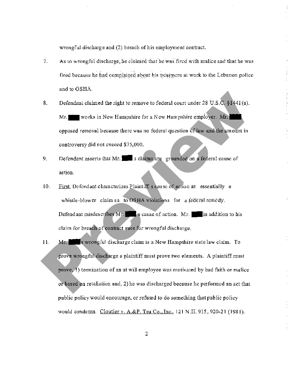 page 1 A07 Motion to Reconsider Court Order Granting Defendant's Motion to Remand preview