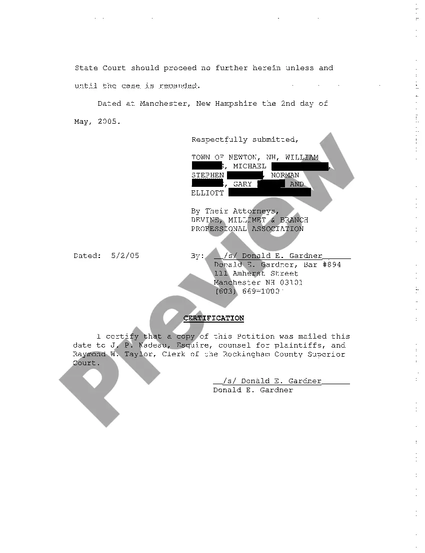 Preview A07 Notice of Removal to Clerk of Court