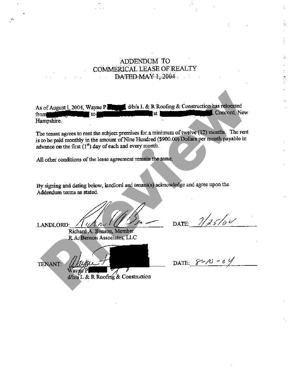 page 4 A02 Commercial Lease of Realty preview
