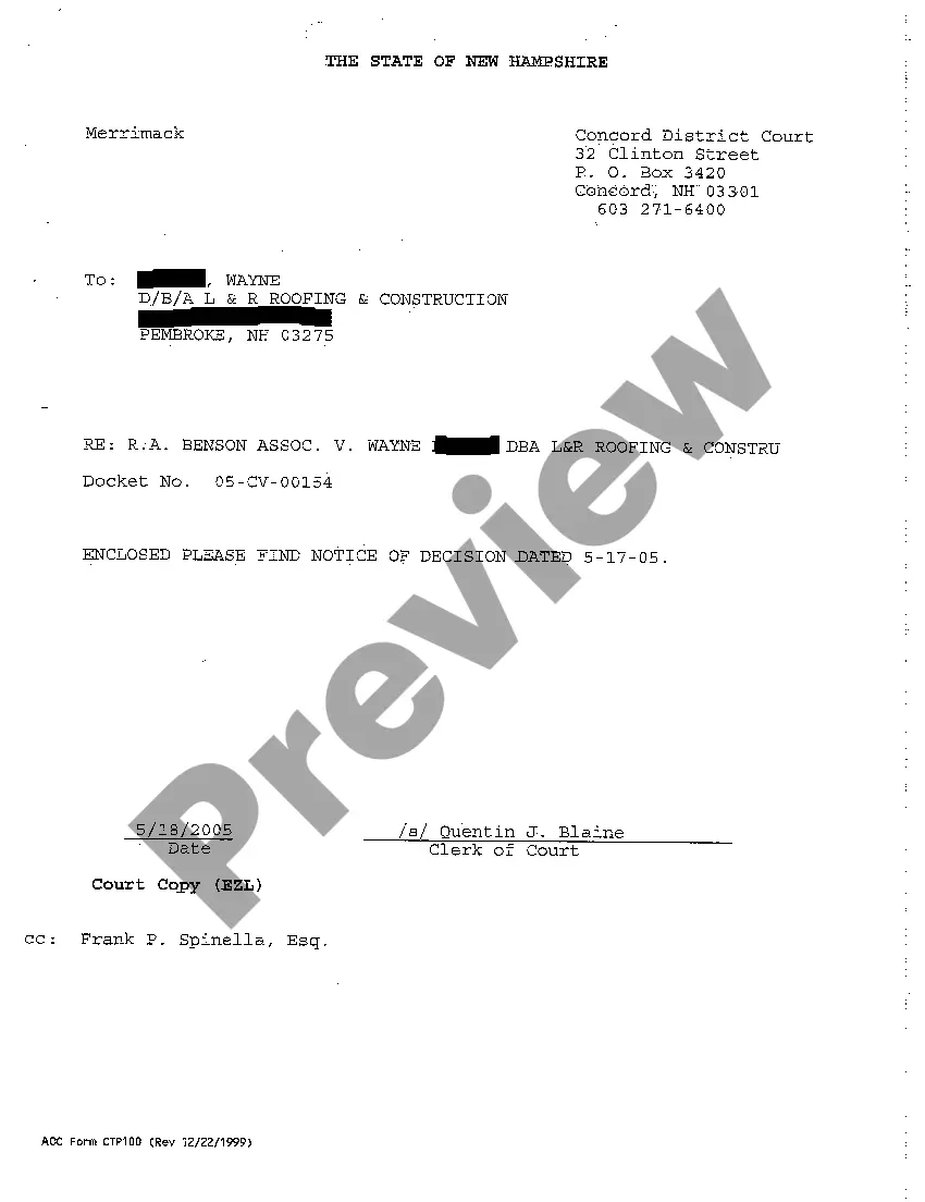 Preview A07 Notice of Decision