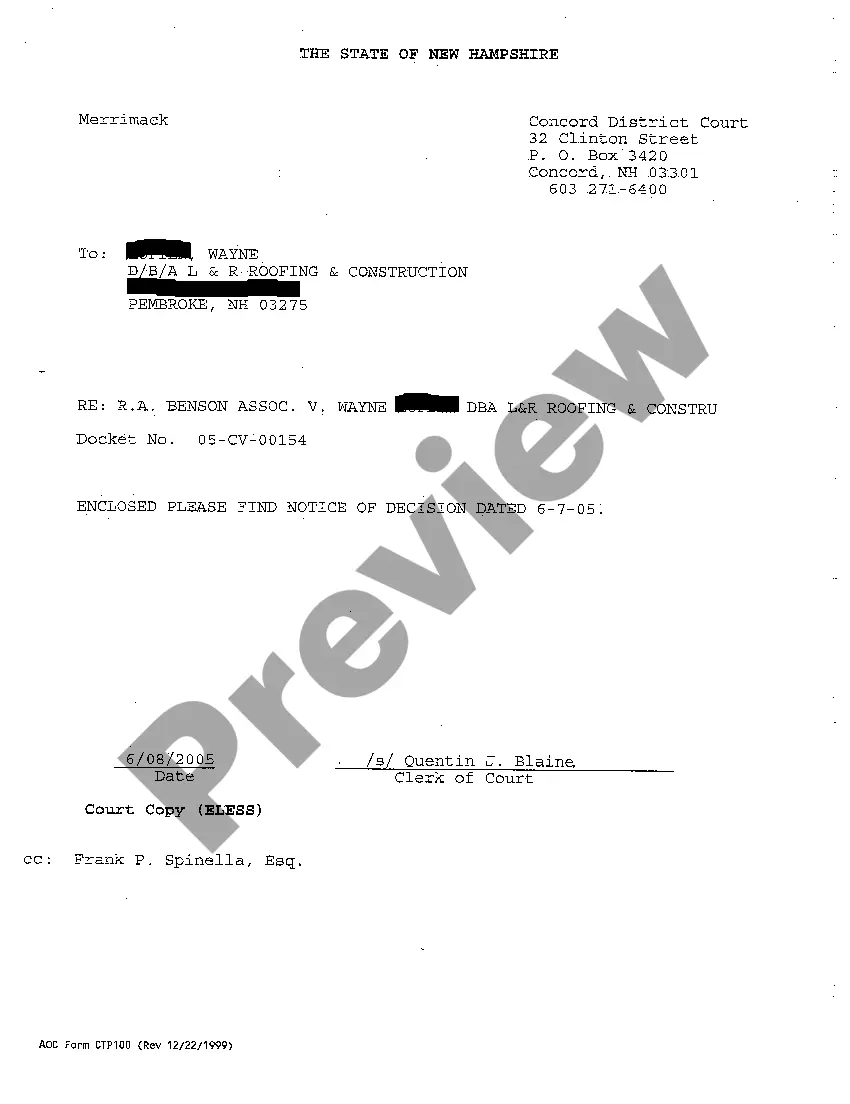 Preview A07 Notice of Decision