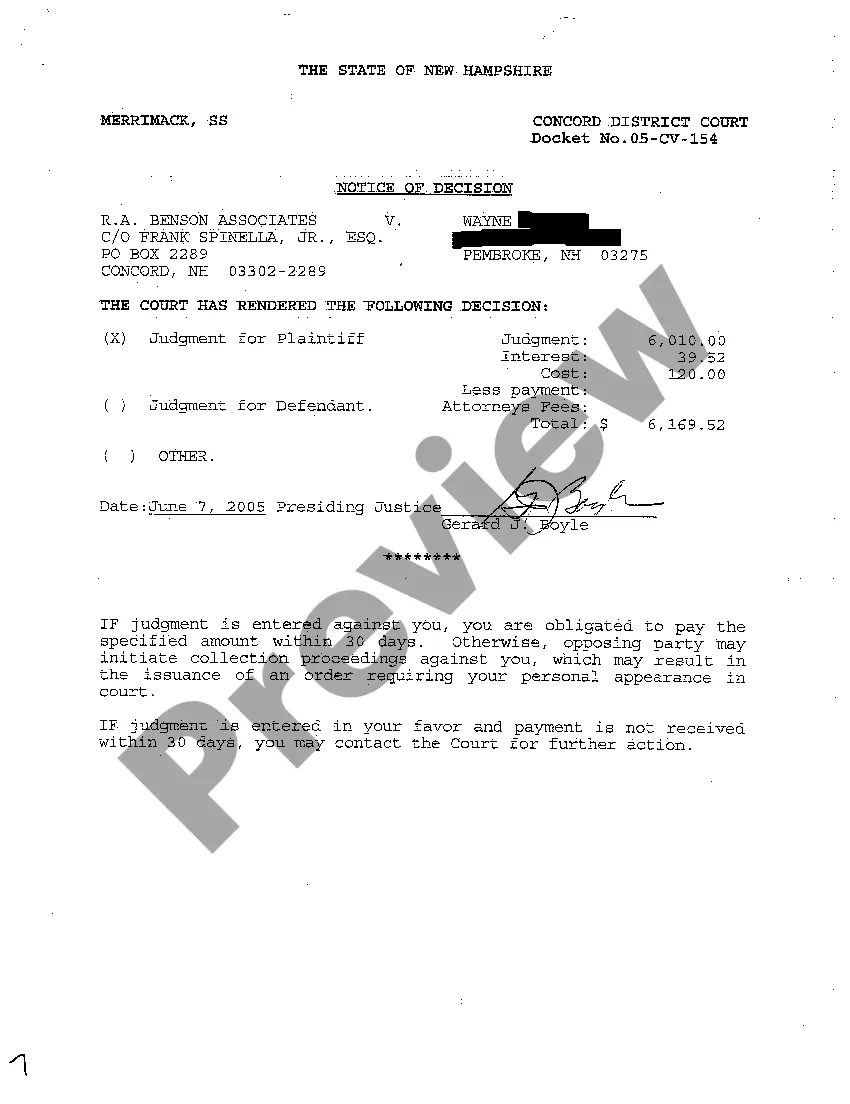 Preview A07 Notice of Decision