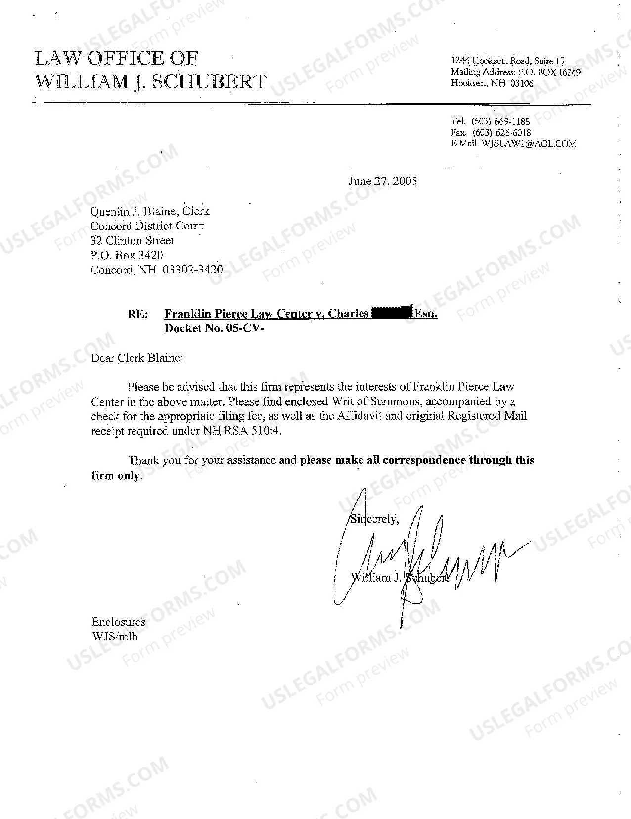 Preview A01 Writ of Summons for Collection of Student Loan Repayment by Law Center