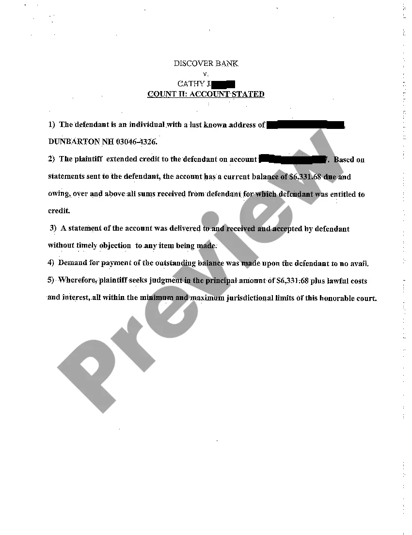 Preview A01 Writ of Summons Attachments for Breach of Credit Extension Agreement