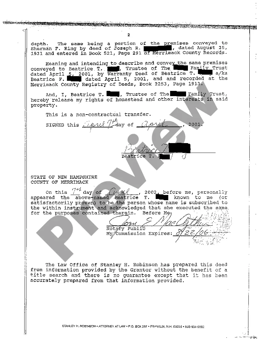 Preview A07 Warranty Deed Pertaining to Conservatorship