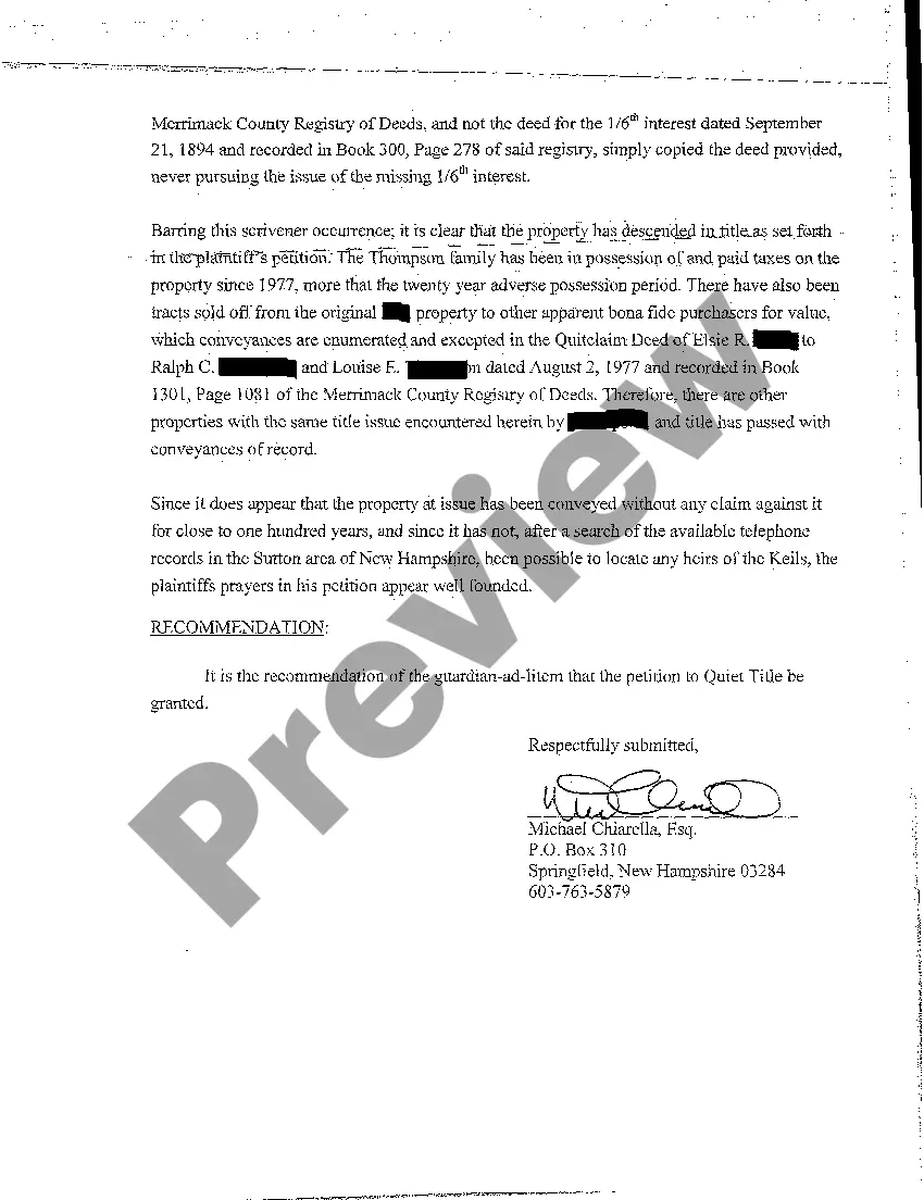 Get A05 Report of the Guardian Ad Litem Preview A05 Report of the Guardian Ad Litem