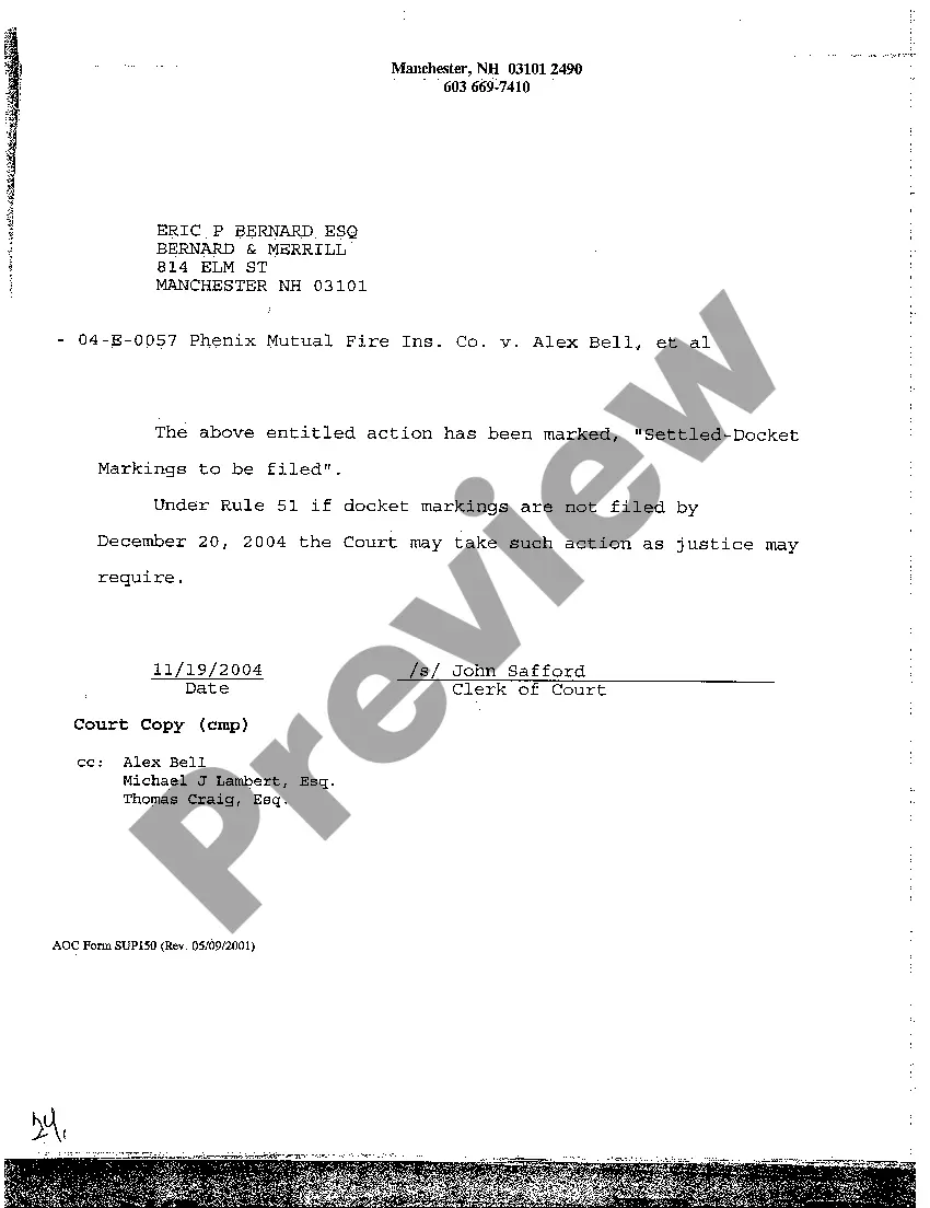 Get A18 Docket Marking Preview A18 Docket Marking