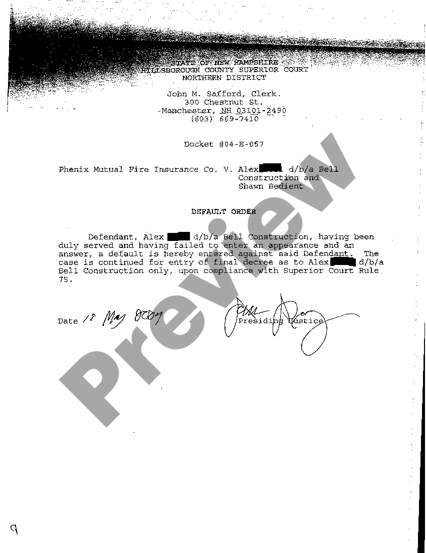 Get A20 Notice of Default Judgment Preview A20 Notice of Default Judgment